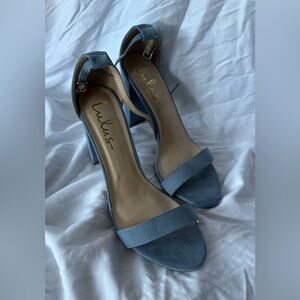 Lulu’s “Taylor” Ankle Strap Heel Size 8.5 NEVER WORN